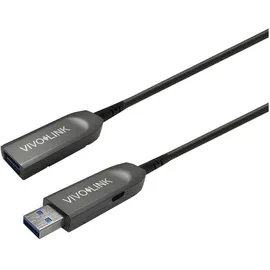 Vivolink USB-A 5 m Schwarz