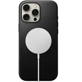 Nomad iPhone 16 Pro Max Leder Case schwarz