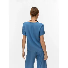 Vero Moda VMBREE SS V-Neck Tencel Top Blau XS