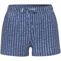 VIVANCE Pyjamashorts gestreift Blau/Rosa 32/34
