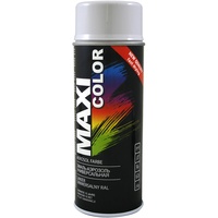 Maxi Color NEW QUALITY Sprühlack Lackspray 400ml Universelle spray Nitro-zellulose Farbe Sprühlack schnell trocknender Sprühfarbe (Ral 9010 reinweiß matt)