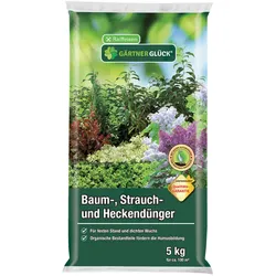 RAIFFEISEN GÄRTNERGLÜCK Baum-, Strauch- und Heckendünger | 5 kg