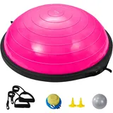 Vevor Gymnastikball Fitnessball Sportball Yoga-Ball 66cm Halb Rosa