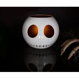 Ukonic Nightmare Before Christmas LED Kerze Jack Skellington 10 cm - Weiß