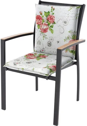 Ausführung: Auflage Auflage »Expert«, Auflage, rosa, Blumen, BxL: 48 x 100 cm