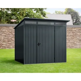 Hörmann Gerätehaus Trend-P Typ 2 2,48 x 2,83 x 2,32 m anthrazitgrau Standardtür