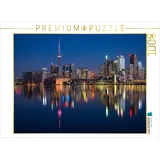 Calvendo Puzzle Skyline von Toronto 1000 Teile Lege-Größe 64x48cm Foto-Puzzle für glückliche Stunden