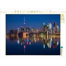 Calvendo Puzzle Skyline von Toronto 1000 Teile Lege-Größe 64x48cm Foto-Puzzle für glückliche Stunden