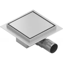 Mexen Flat-Q M13 Bodenabfluss quadratisch 15 x 15 cm, Inox - 1010015