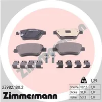 ZIMMERMANN Bremsbelagsatz, OPEL,VAUXHALL 23982.180.2