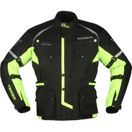 Modeka GmbH Tarex Motorrad Textiljacke Schwarz/Gelb XL