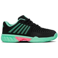 K-Swiss Damen Express Light 3 Clay Tennis Shoe, Black/Neon