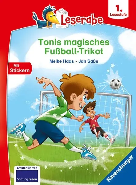 Preisvergleich Produktbild Ravensburger - Leserabe - 1. Lesestufe: Tonis magisches Fußball-Trikot