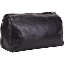 LEONHARD HEYDEN Cambridge Kulturbeutel Leder 26 cm schwarz