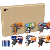 Nerf MicroShots Bundle mit 6 Blastern – 6 Mini Nerf Elite Blaster und 12 Nerf Elite Darts – für Kinder, Teenager, Erwachsene