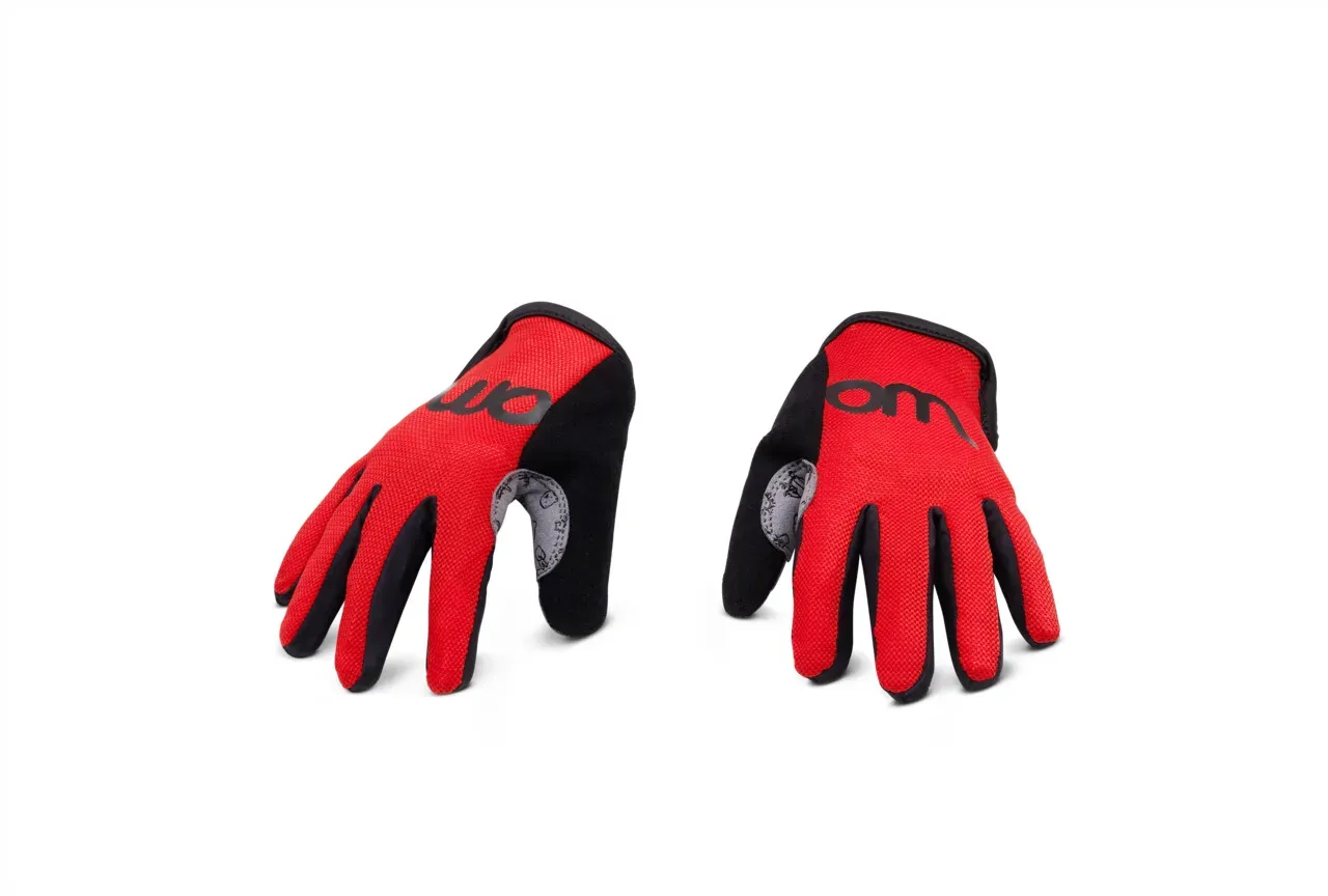 woom CYCLING GLOVES 7 woom red