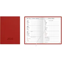 IDENA 12055 - Taschenkalender DIN A7 2026, 1 Woche