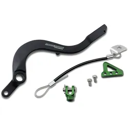 Bremspedal Alu Moose Racing KXF 450 grün