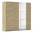 218 x 210 x 59 cm Beige/Braun