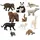 Schleich Tierfiguren wilde Tiere der Welt 11-teilig
