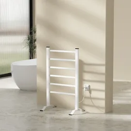 pro.tec Handtuchheizkörper 850 x 550 mm 100 W weiß freistehend/Wandmontage