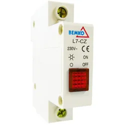 BEMKO Rot Leuchtmelder Phasenkontrolle Signalleuchte 115-250V AC 2013