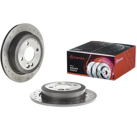 Brembo Bremsscheibe Hinterachse Voll Mini: Mini 08.9163.1X