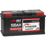 LANGZEIT Autobatterie 100AH 12V Batterie 30% mehr Startleistung ersetzt 88Ah 90Ah 92Ah 95Ah 100Ah
