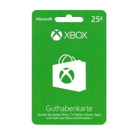 Microsoft Xbox Live Guthabenkarte (25 EUR)