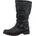 Damen Stiefel Riemen mit Nieten und Schnalle 15M0052003 Größe 40 EU Farbe Blau 40