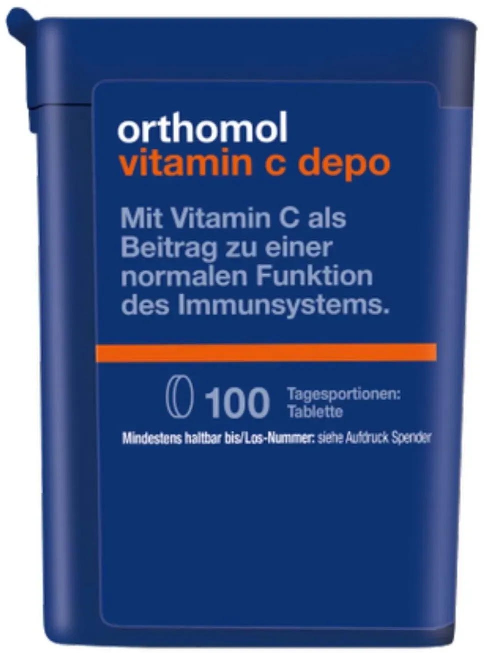 Orthomol Vitamin C depo - Nahrungsergänzungsmittel mit Depot-Wirkung für eine normale Funktion des Immunsystems - Tabletten