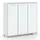 VOSS MÖBEL Santina 126 x 126 x 37 cm weiß / lackiert