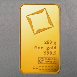 Goldbarren 250g VALCAMBI geprägt