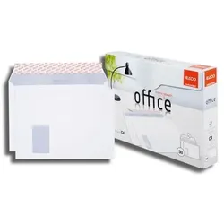Elco Büro Briefumschläge Mit Fenster C4 324 (B) x 229 (H) mm Abziehstreifen Weiß 120 g/m2 50 Stück