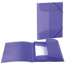 3 HERMA Sammelmappen DIN A4 lila transparent