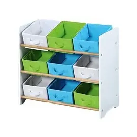 KESPER Kinderregal Kesper 65 x 60 x 30 cm Kiefer weiß mehrfarbig