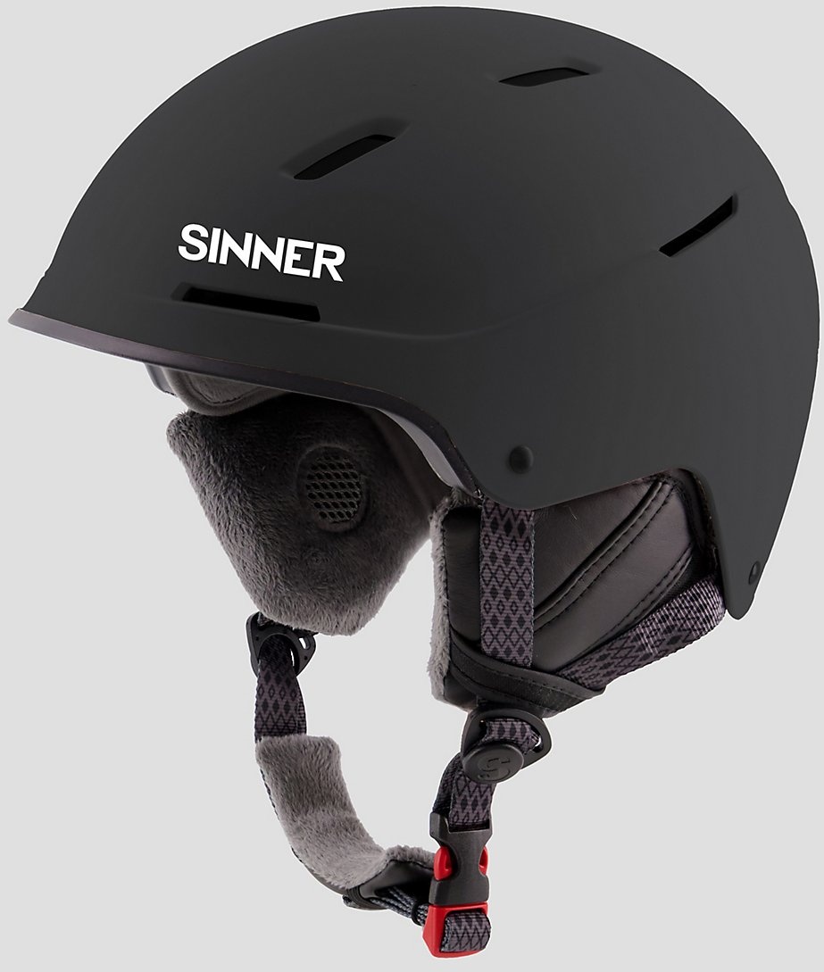 Sinner Whistler Helm matte black Gr. L