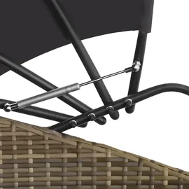 Tectake tectake® Rattan Sonneninsel Santorin widerstandsfähig UV-beständig