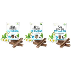 BRIT CARE Dog Dental Stick Zähne & Zahnfleisch mit Kamille & Salbei 3x7st (753g)