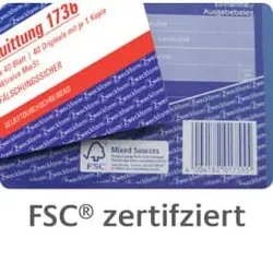 Rechnung A5SD 2x40 ZWECKFORM 1733 Kleinunternehmen