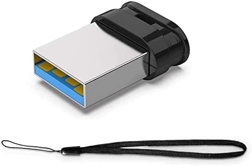 USB Stick Mini 128GB, Vansuny USB Stick Klein Mini 128GB 3.0, Speicherstick 128GB Externer Flash Drive Memory Stick (Schwarz)
