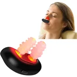 2pc Rotlicht Nasaltherapiegerat Rotlichtlampe Therapie Nasenberuhigungsgerat Respirelief Red Light Therapy Nase Infrarot Rhinitis Therapiegerat Nasenrhinitis (1pc)