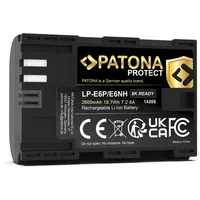 PATONA PROTECT Akku Canon LP-E6P R5II 8k fähig 6A