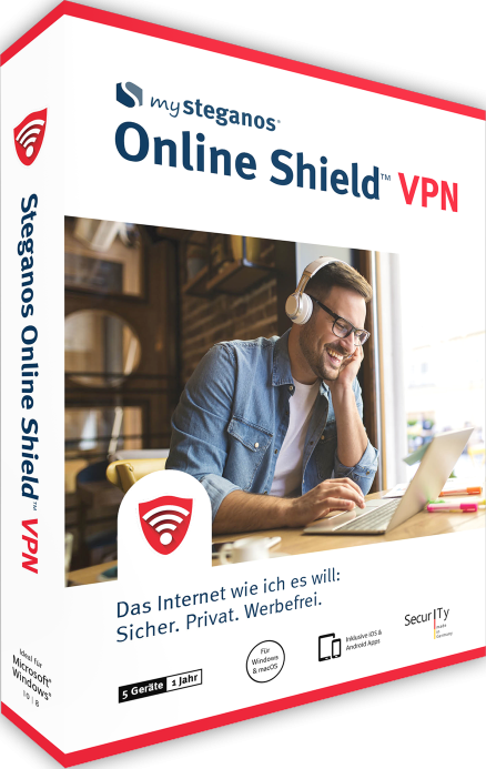 mySteganos Online Shield VPN  ; 5 Geräte 6 Monate