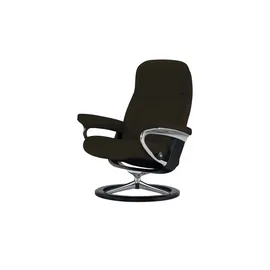 Stressless Relaxsessel mit Hocker Leder 91 x 102 x 79 cm Braun