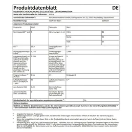 Amica EGSP 569 900 E Einbau-Geschirrspüler (teilintegrierbar, 450 mm breit, Edelstahl)
