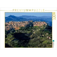 Calvendo Blick auf Calascibetta, von Enna aus gesehen Puzzle