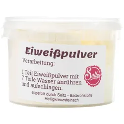 Eiweiß getrocknet