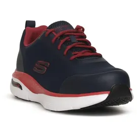 SKECHERS Herren ARCH FIT Sr Ringstap Sneaker, Marine/Rot, 44 - 44