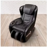 Purehaven Massage-Sessel 118x76x76 cm mit 6 Massagearten Rücken- Fuß-